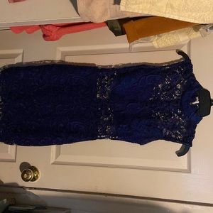 Blue dress
